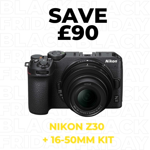 SAVE 90 NIKON Z30 + 16-50mm Kit - BLACK FRIDAY